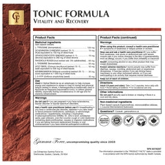 Formule Tonique