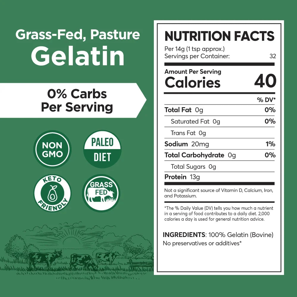 Gélatine Grass-fed