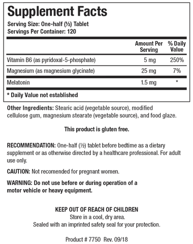 Melatonin-B6/Mg