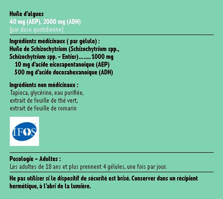 Oméga-3 enrichis en ADH végane