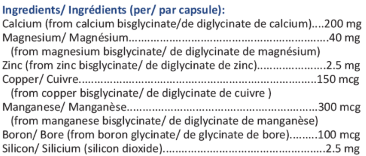 Os Matrice (Supplément pour les os)