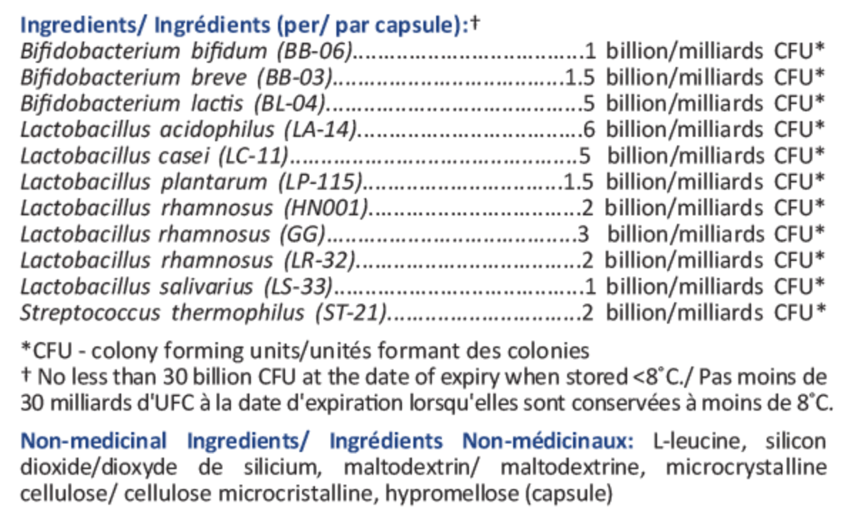 Supreme-PB30+ DF (30 Bil Probiotics) (Sans FOS)